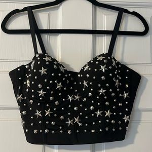 Studded Corset Top